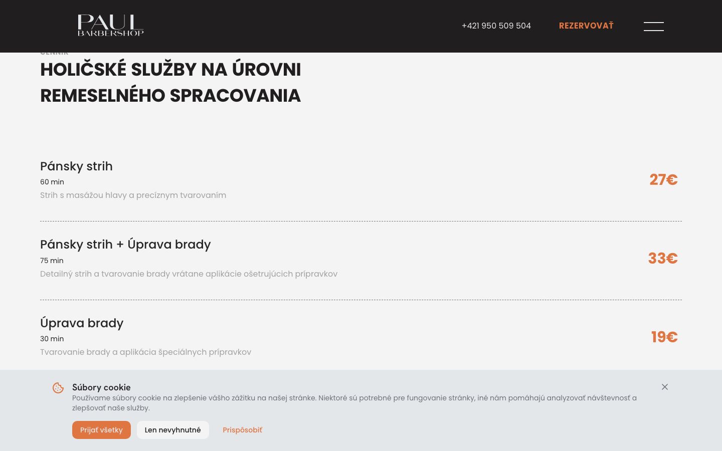 Paul Barbershop — screenshot 1