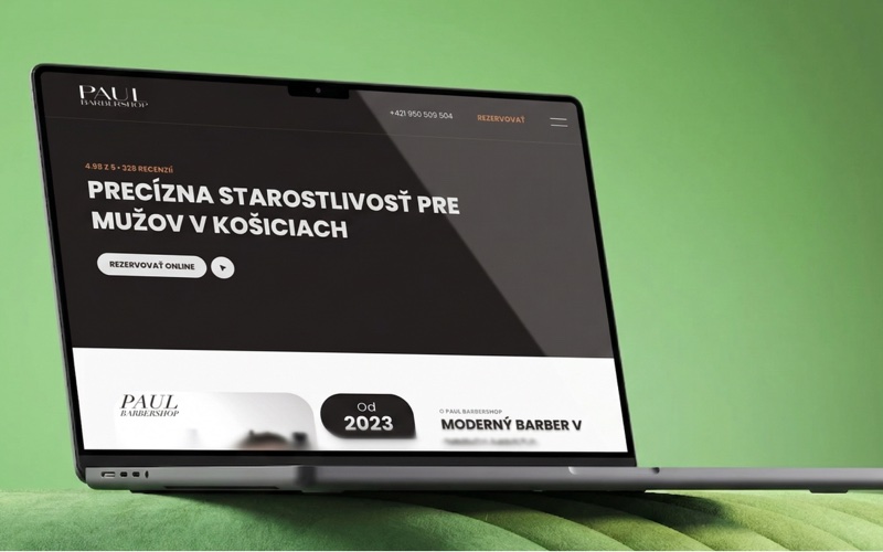 Paul Barbershop — Moderný barbershop v Košiciach — web s online rezerváciou