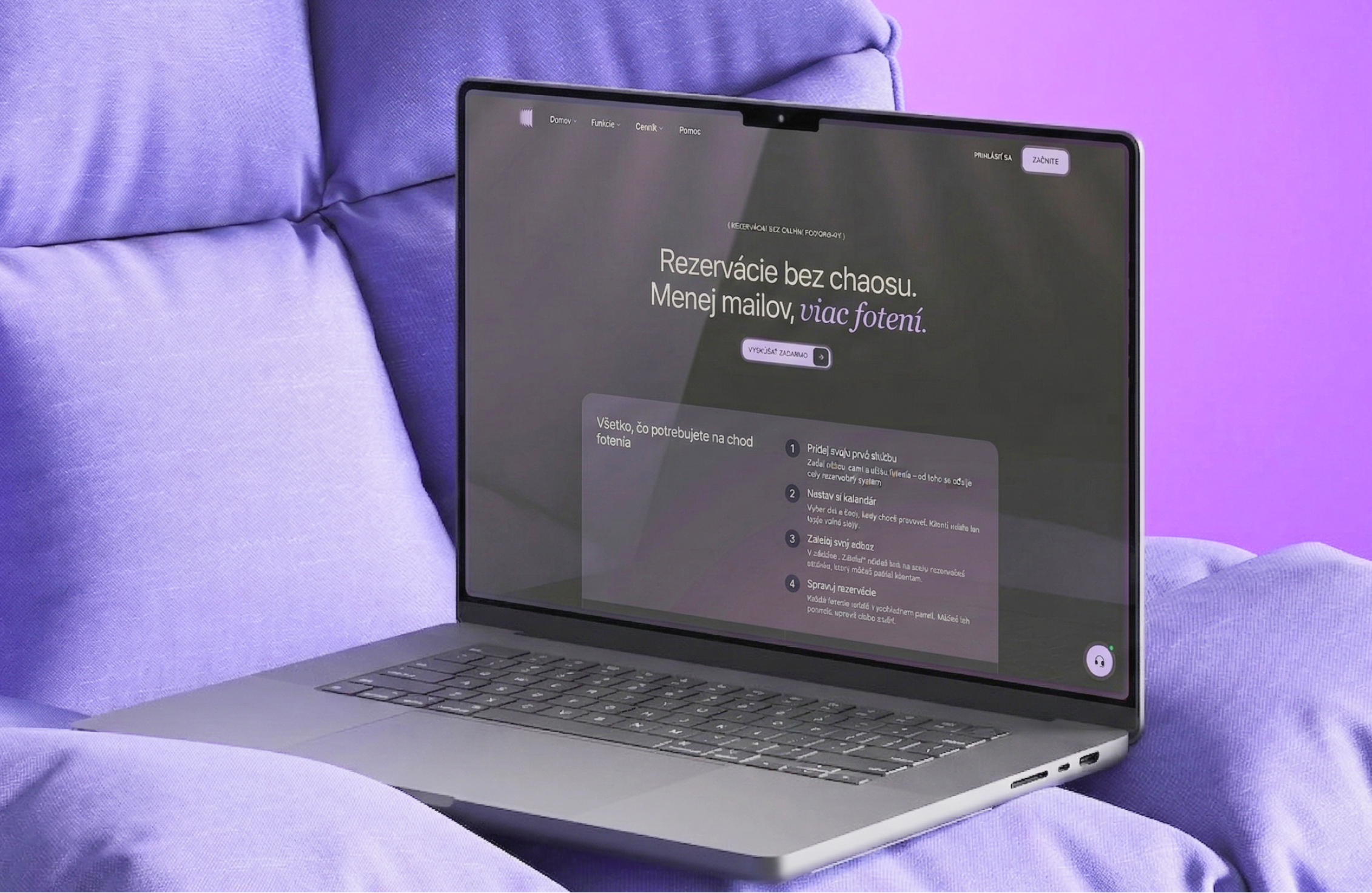 Timeframe — Rezervačný systém pre fotografov — SaaS platforma na správu bookingov